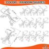 UpBrands 24 Pack CLEAR Super Stretchy Lizard Toys - Transparent Party Favors Pinata Filler, Rubber Lizards for Kids, Reptile Gecko & Newt Toy, Stress-Relief view 2