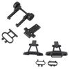 2 Set for HBX 16889 16889A 16890 16890A RC Car Part: 1 Pcs Wheelie Bar & 1 Set Front + Rear Bumper Assembly - (Color: Black) view 1