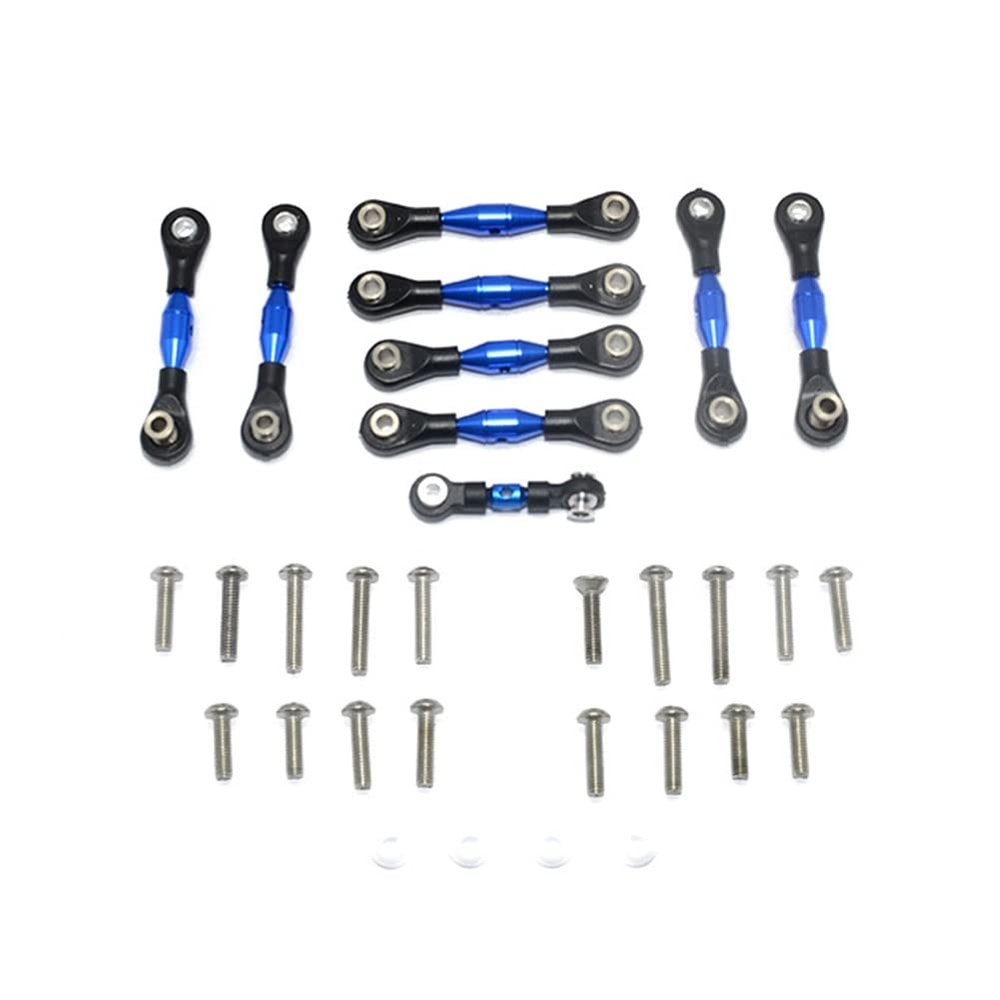 9PCS GPM Racing TRAXS 4-Tec 2.0 Blue Aluminum Tie Rod Set GT160-B-BEBK 8341 8342 8346 8348 RC Car Replacement Accessories - (CN)
