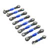 9PCS GPM Racing TRAXS 4-Tec 2.0 Blue Aluminum Tie Rod Set GT160-B-BEBK 8341 8342 8346 8348 RC Car Replacement Accessories - (CN) view 2