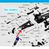 2 stcke Legierung Aluminium Rear Lower Suspension Arm a-Arme Fr hobbyking FTX Vantage vrx RH1016 RH1017,rc teile 10312 10928 view 2