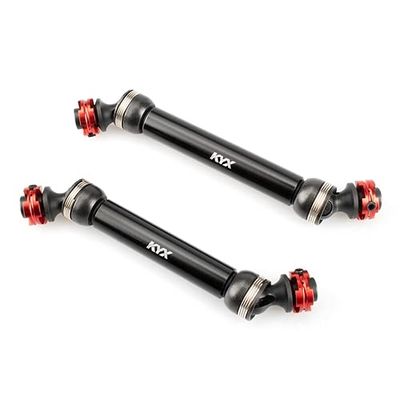 2pcs Reinforced Steel Flange Transmission Shaft CVD for 1/10 RC Crawler car AXIAL SCX10 III AX103007 Upgrade Accessories - (Color: 2pcs)