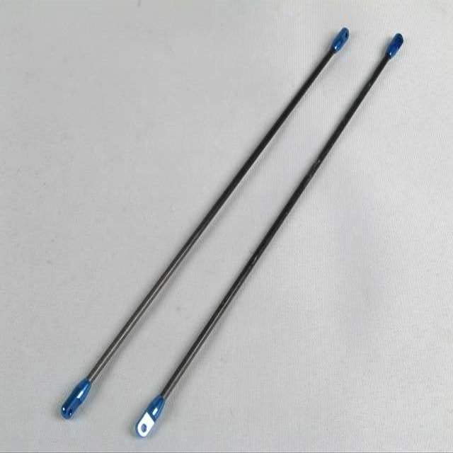 F-HS1253-72-1 CF Carbon Metal Tail Support Rod Trex 450