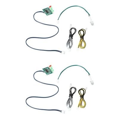 2X for 2011 5 Fishing Bait Boat Spare Parts Accessories LED Group for Flytec 2011 5 Bait Boat| | - - (Color: Green)