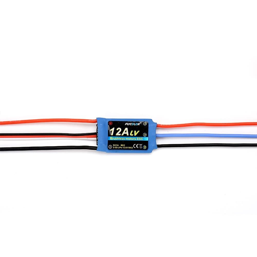 Fatjay Flycolor 12a Rc Aircraft Brushless Esc 2-3s Bec Switch Mode Hobby Model Part Accessories Electronic Speed Control - Parts & Accs -