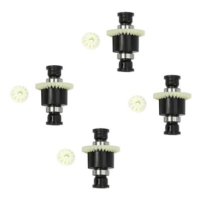 4Pcs RC Car Differential Assembly for SG 1603 SG 1604 SG1603 SG1604 1/16 RC Car Spare Parts Accessories - (Color: Black)