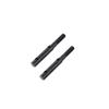 4 Pcs Hard Steel Front Rear Portal Stub Axle Drive Gear Shaft for Axial Capra Currie F9 Axle SCX10 III AR45 Axle - (Color: Black) view 3