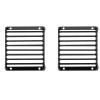 4Pcs Metal Front and Rear Lampshade Lamp Guards Protection Cover for 1/10 RC Crawler Car TRAXS RTX 4 RTX4 Defender| | - - (Color: Black) view 3