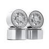 4Pcs for RTX-4 RTX-6 6X6 G63 G500 SCX10 Climbing Car 2.2 Inch Metal Lock Tire Wheel Rims,Silver view 1
