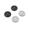 4Pcs for RTX-4 RTX-6 6X6 G63 G500 SCX10 Climbing Car 2.2 Inch Metal Lock Tire Wheel Rims,Silver view 2