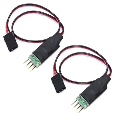 2X Remote Control Switch Board CH3 Light Control Module for The Model RC Car Light Lamp Plug and Play| | - - (Color: Light Grey)