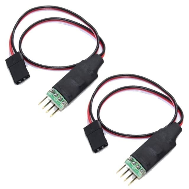 2X Remote Control Switch Board CH3 Light Control Module for The Model RC Car Light Lamp Plug and Play| | - - (Color: Light Grey)