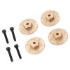 RC Brass Hexagonal Counterweight Adapter RC Brass Hex Hub Adapter Stable for Remote Control Car| | - view 3