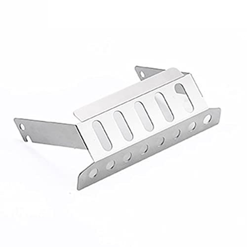 Stainless Steel Chassis Armor Front Protector Plate for MN D90 D99 MN99S 1/12 RC Car Upgrade Parts - (Color: Silver)