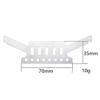Stainless Steel Chassis Armor Front Protector Plate for MN D90 D99 MN99S 1/12 RC Car Upgrade Parts - (Color: Silver) view 4