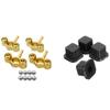 2 Set RC Car Part: 1 Set Metal Steering Knuckles Hub Carrier Block EA1003 & 1 Set Pin Needle Cap EB1012 - (Color: Black) view 1