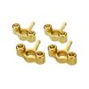 2 Set RC Car Part: 1 Set Metal Steering Knuckles Hub Carrier Block EA1003 & 1 Set Pin Needle Cap EB1012 - (Color: Black) view 4