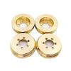 Brass Wheel Hex Hub 4pcs 1/10 Wheel Weights Counterweight Heavy Duty Wheel Rim Smooth Driving Increase Weight ForSCX10 Car - (Color: 4pcs, CN) view 2