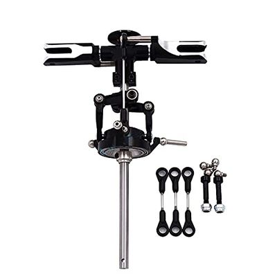 1Set RC Heli V2 Rotor Blade Head Assembly Flybarless Aluminum Rotor Wing Head Parts for RC Helicopter Align 450 Pro