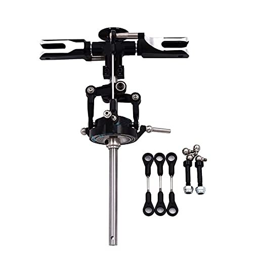 1Set RC Heli V2 Rotor Blade Head Assembly Flybarless Aluminum Rotor Wing Head Parts for RC Helicopter Align 450 Pro