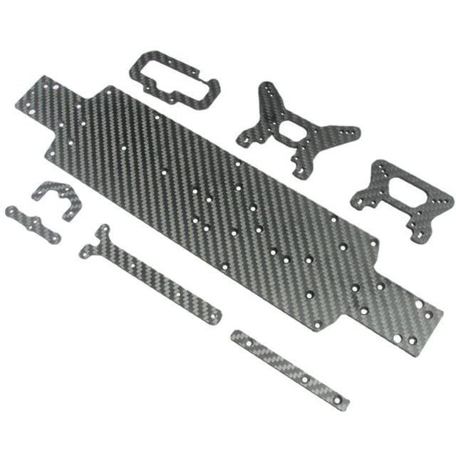Shock Absorber Chassis for WTY 1/10 Off-Road Vehicle Upgrade Accessories Climbing Frame - (Color: Black)