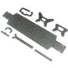 Shock Absorber Chassis for WTY 1/10 Off-Road Vehicle Upgrade Accessories Climbing Frame - (Color: Black) view 1