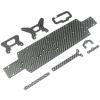 Shock Absorber Chassis for WTY 1/10 Off-Road Vehicle Upgrade Accessories Climbing Frame - (Color: Black) view 3