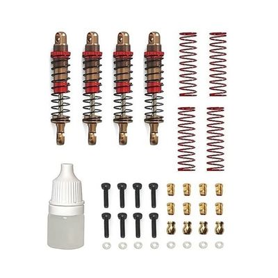 1Set Oil Shock Absorber Damper for FMS 1/24 FCX24 1/18 MOGRICH Replacement RC Crawler Car Upgrade Parts - (Color: As Shown)