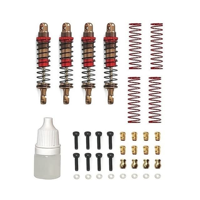 1Set Oil Shock Absorber Damper for FMS 1/24 FCX24 1/18 MOGRICH Replacement RC Crawler Car Upgrade Parts - (Color: As Shown)
