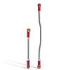 2 Pieces Steering Pull Rods RC Crawler Car Tire Parts Metal Upgraded Parts Replacement for Capra 1 9 UTB Black - (Color: red, CN) view 1