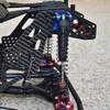 2Pcs Carbon Fiber Front Universal Guard Plate Outer Boards Replacement for Losi LMT 4WD Solid Axle Monster Truck - (Color: 1 Set, CN) view 3