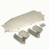 Stainless Steel Chassis Armor Protection Skid Plate for 1/8 TRAXS Sledge 95076-4 - (Color: Silver, CN) view 1