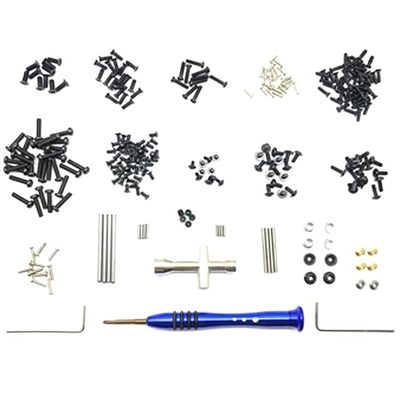 2 Set RC Car Parts for WTY: 1 Set Metal Shock Absorber Damper & 1 Set M2 M2.5 M3 Screw - (Color: Lemon Yellow)