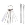 2 Set Accessories:1 Set Nut Bridge Pin Hole Slot File Kit & 1 Set Guitar Fret Puller Fretboard Fingerboard Repair Tool - (Color: Silver) view 1
