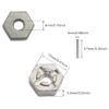 4Pcs Metal Wheel Hub Hex Adapter 55-ZJ09 for Hosim 9125 9155 9156 Xinlehong 9125 9155 9156 1/10 1/12 RC Car Spare Parts view 4