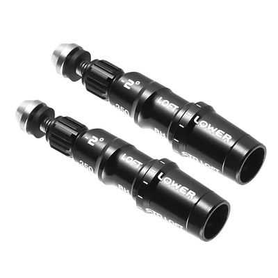 2Pcs .335 Golf Shaft Adapter Sleeve for 2017 Taylormade M1 M2 M3 M4 SLDR Driver Tip RH - (Color: Black)