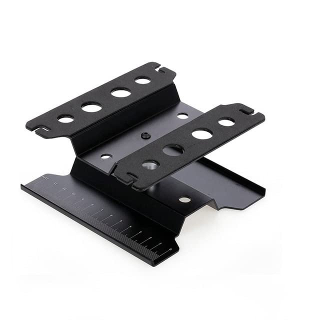 1 Piece Rotating Repair Platform 360-Degree Rotating Repair Platform Suitable for 1/10 1/8 Remote Control Vehicle Model Car - (Color: Black)