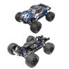 -4Pcs Rubber Tire Tyre Wheel for MJX Hyper Go H16H H16E H16P 1/16 RC Car Upgrade Parts Spare Accessories - (Color: Black) view 3