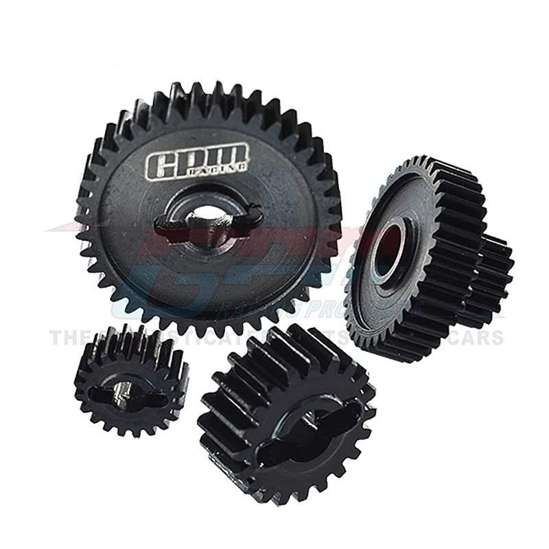 GPM Mid Carbon Steel Mid Gearbox Gear Set for AXIAL 1/18 UTB18 Capra RC CAR Part AXI212008 Set of 4 Pieces| | -