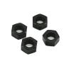 -4Pcs 17Mm M10 Metal Wheel Hex Nut NT002 for JLB Racing Cheetah 11101 21101 J3 Speed 1/10 RC Car Upgrade Parts - (Color: Auburn) view 4
