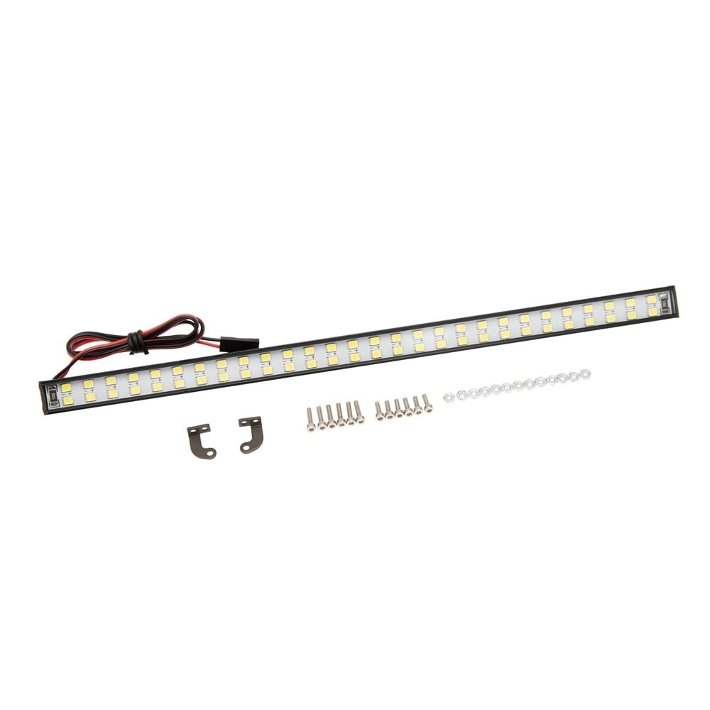 227mm 56 LED Superbright Roof Light LED Light Bar for 1/6 RC Crawler Car Axial SCX6 JEP JLU Wrangler Upgrade
