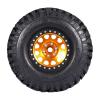 8 PCS Metal 2.2 Beadlock Wheel Rim Tires Set for 1/10 RC Crawler Car Parts,Yellow & Titanium| | - - (Color: Lemon Yellow) view 3