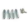 4Pcs LD-P06 Metal Portal Axle Shaft Hex Adapter for LDRC LD-P06 LD P06 Unimog 1/12 RC Truck Car Spare Parts - (Color: Silver) view 1