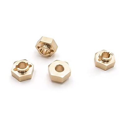 12mm Brass Count Weight Knuckle Wheel nut for Axial Capra 1.9 UTB rc car Parts