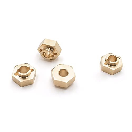 12mm Brass Count Weight Knuckle Wheel nut for Axial Capra 1.9 UTB rc car Parts