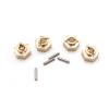 12mm Brass Count Weight Knuckle Wheel nut for Axial Capra 1.9 UTB rc car Parts view 2