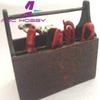 1/10 Scale Rock Crawler Miniature Replica Tool Box with Tool Kit Hammer, Wrench, Pliers rc Model Toys - (Color: Red) view 1