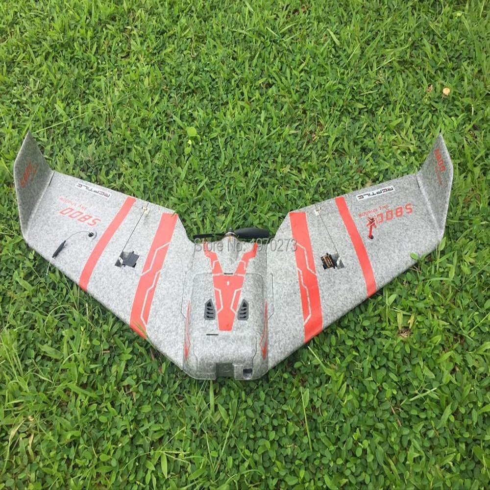 Reptile S800 V2 Sky Shadow 820mm Wingspan Gray FPV Epp Flying Wing Racer Kit Version - Parts & Accs -
