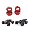 4Pcs 17mm M10 Metal Wheel Hex Nut M10XP1.0 NT002 for JLB Racing Cheetah 11101 21101 J3 Speed 1/10 RC Car Upgrade Parts - (Color: Red) view 4