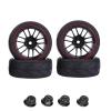 D7WF Rubber Buggy Tires Wheel Rims for WTY 144001 1/10 RC Crawler Car Novelty Toys view 1